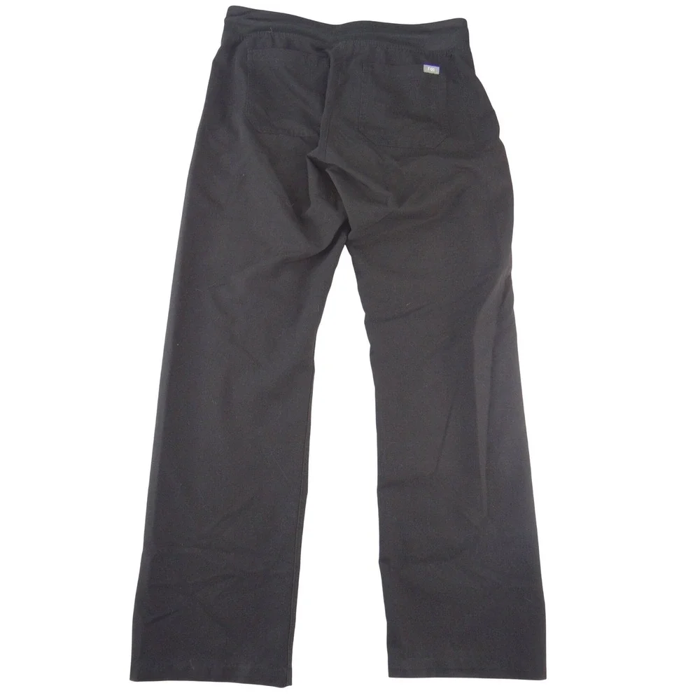 Figs Technical Collection Black Scrub Pants Mens Medium Straight Leg
